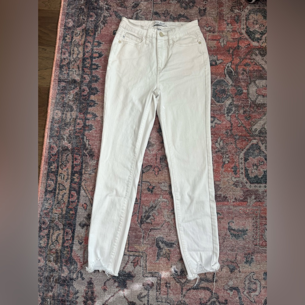 Judy Blue White Skinny Jeans